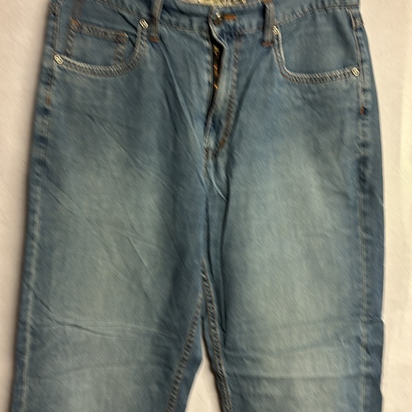 Vintage Heirarchy  Women’s Baggy Blue Jeans Size 32 - Picture 6 of 9